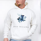 Just Breathe Mental Health Theme Unisex Crewneck T-Shirt Sweatshirt Hoodie