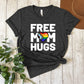 Free Mom Hugs LGBTQ Theme Unisex Crewneck T-Shirt Sweatshirt Hoodie