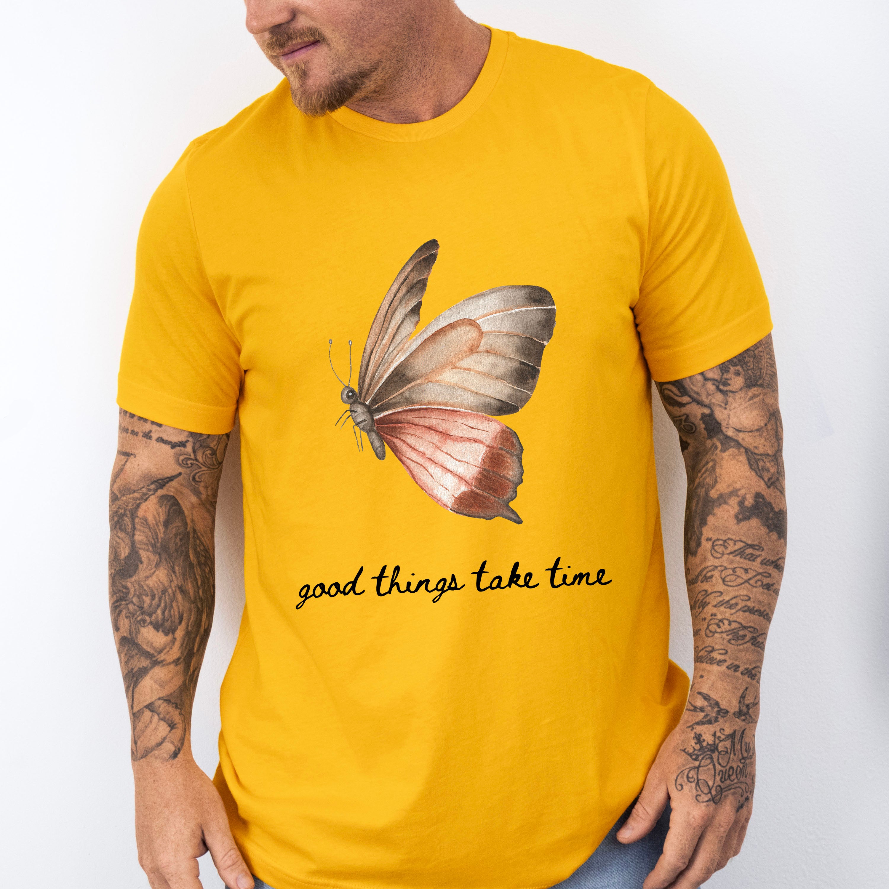 Good Thing Take Time Mental Health Theme Unisex Crewneck T-Shirt Sweatshirt Hoodie