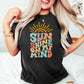 Sunshine On My Mind Summer Theme Unisex Crewneck T-Shirt Sweatshirt Hoodie