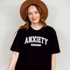 Anxiety University Mental Health Theme Unisex Crewneck T-Shirt Sweatshirt Hoodie