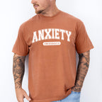 Anxiety University Mental Health Theme Unisex Crewneck T-Shirt Sweatshirt Hoodie