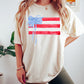 Ribbon USA Flag 4Th Of July Unisex Crewneck T-Shirt Sweatshirt Hoodie