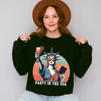 Statue Of Liberty Holding Drink 4Th Of July Unisex Crewneck T-Shirt Sweatshirt Hoodie