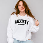 Anxiety University Mental Health Theme Unisex Crewneck T-Shirt Sweatshirt Hoodie