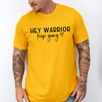 Hey Warrior! Mental Health Theme Unisex Crewneck T-Shirt Sweatshirt Hoodie