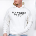 Hey Warrior! Mental Health Theme Unisex Crewneck T-Shirt Sweatshirt Hoodie