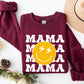 MAMA Yellow Smiley Mother's Day Theme Unisex Crewneck T-Shirt Sweatshirt Hoodie