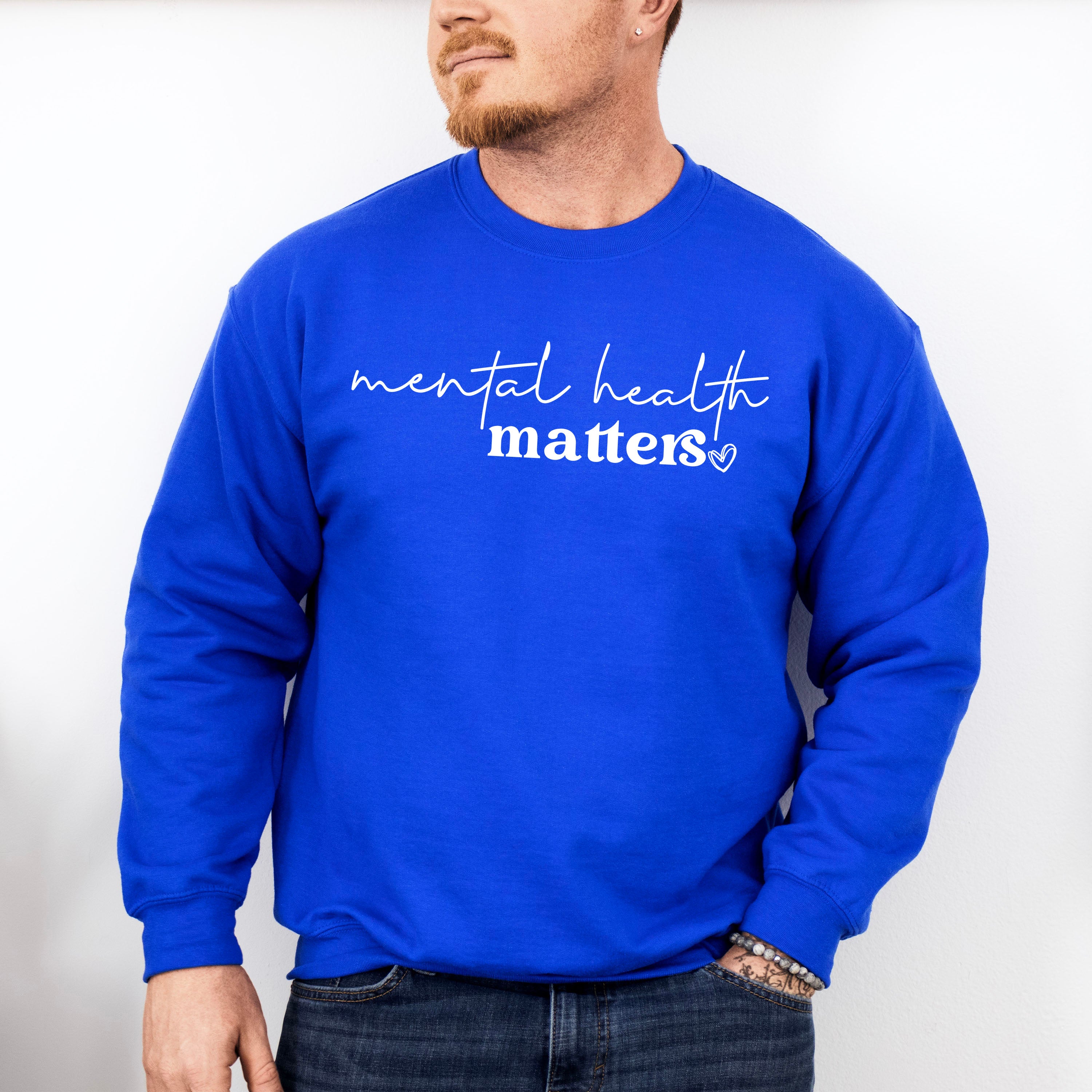 Mental Health Matters Mental Health Theme Unisex Crewneck T-Shirt Sweatshirt Hoodie