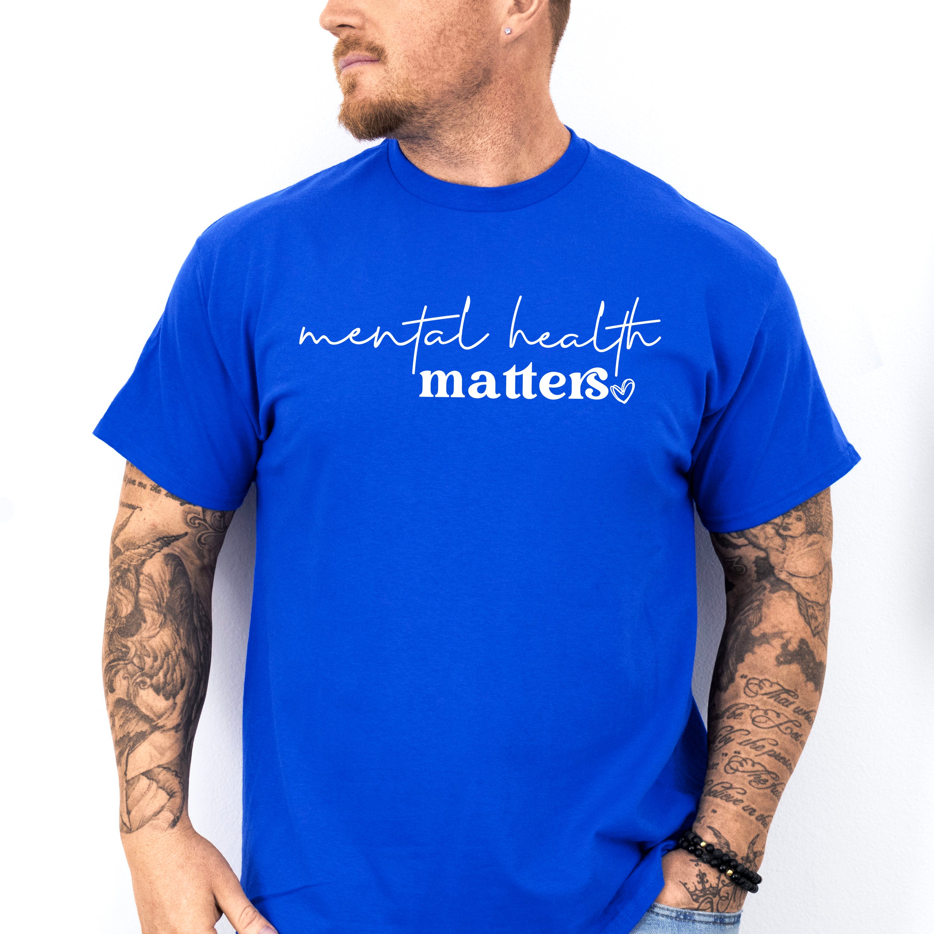 Mental Health Matters Mental Health Theme Unisex Crewneck T-Shirt Sweatshirt Hoodie