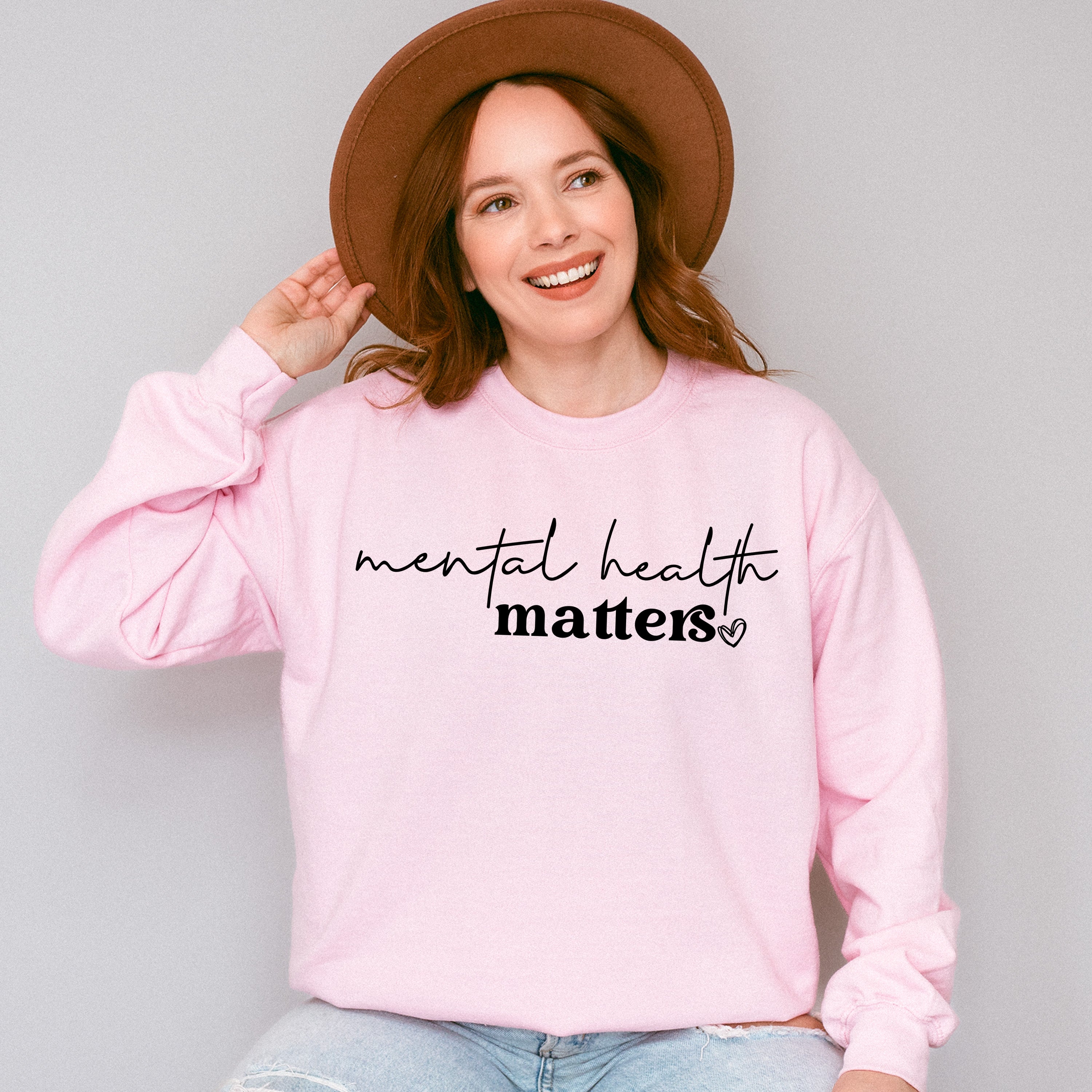 Mental Health Matters Mental Health Theme Unisex Crewneck T-Shirt Sweatshirt Hoodie