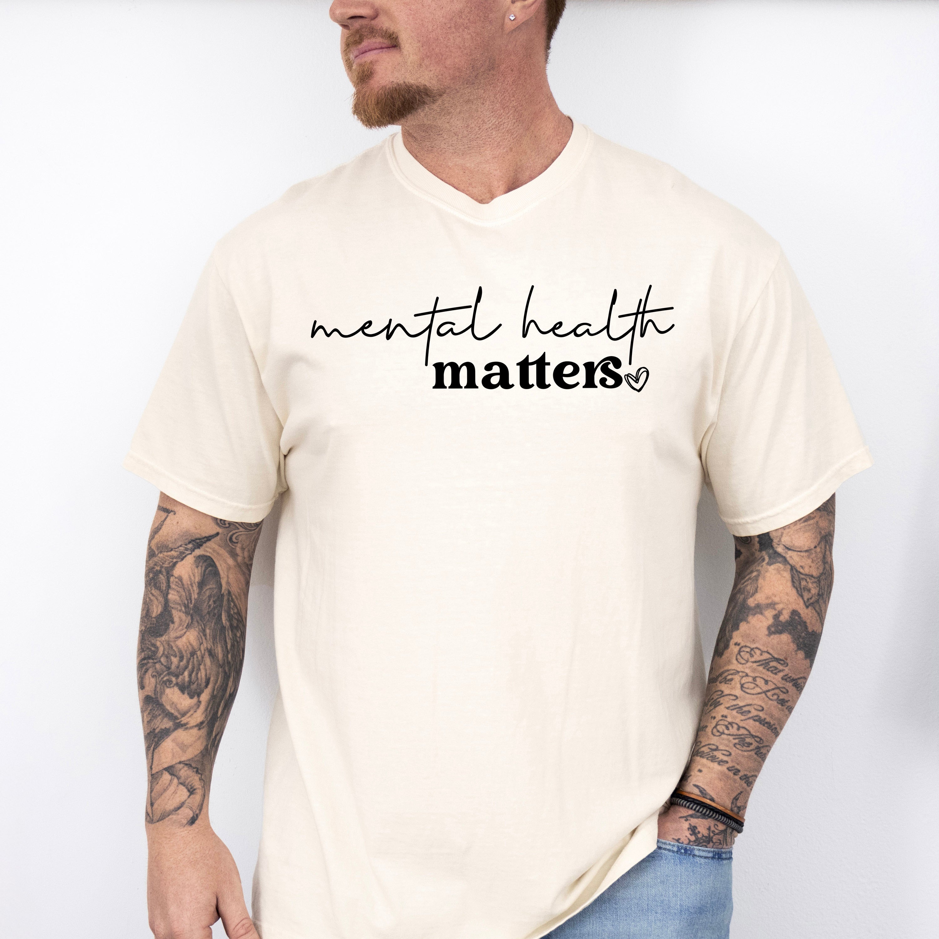 Mental Health Matters Mental Health Theme Unisex Crewneck T-Shirt Sweatshirt Hoodie