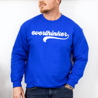 Overthinker Mental Health Theme Unisex Crewneck T-Shirt Sweatshirt Hoodie
