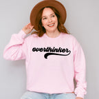 Overthinker Mental Health Theme Unisex Crewneck T-Shirt Sweatshirt Hoodie