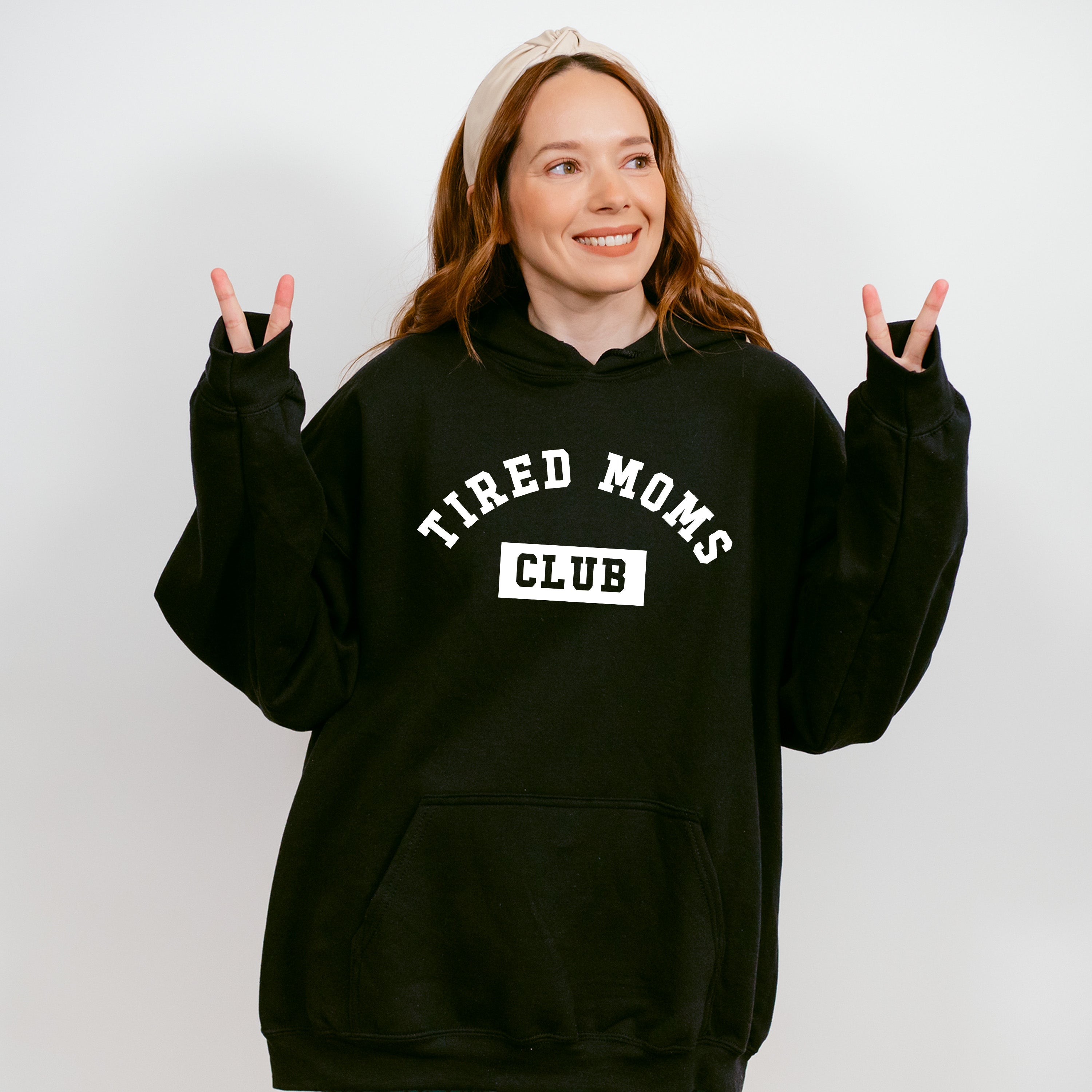 Tired Moms Club Mother's Day Theme Unisex Crewneck T-Shirt Sweatshirt Hoodie