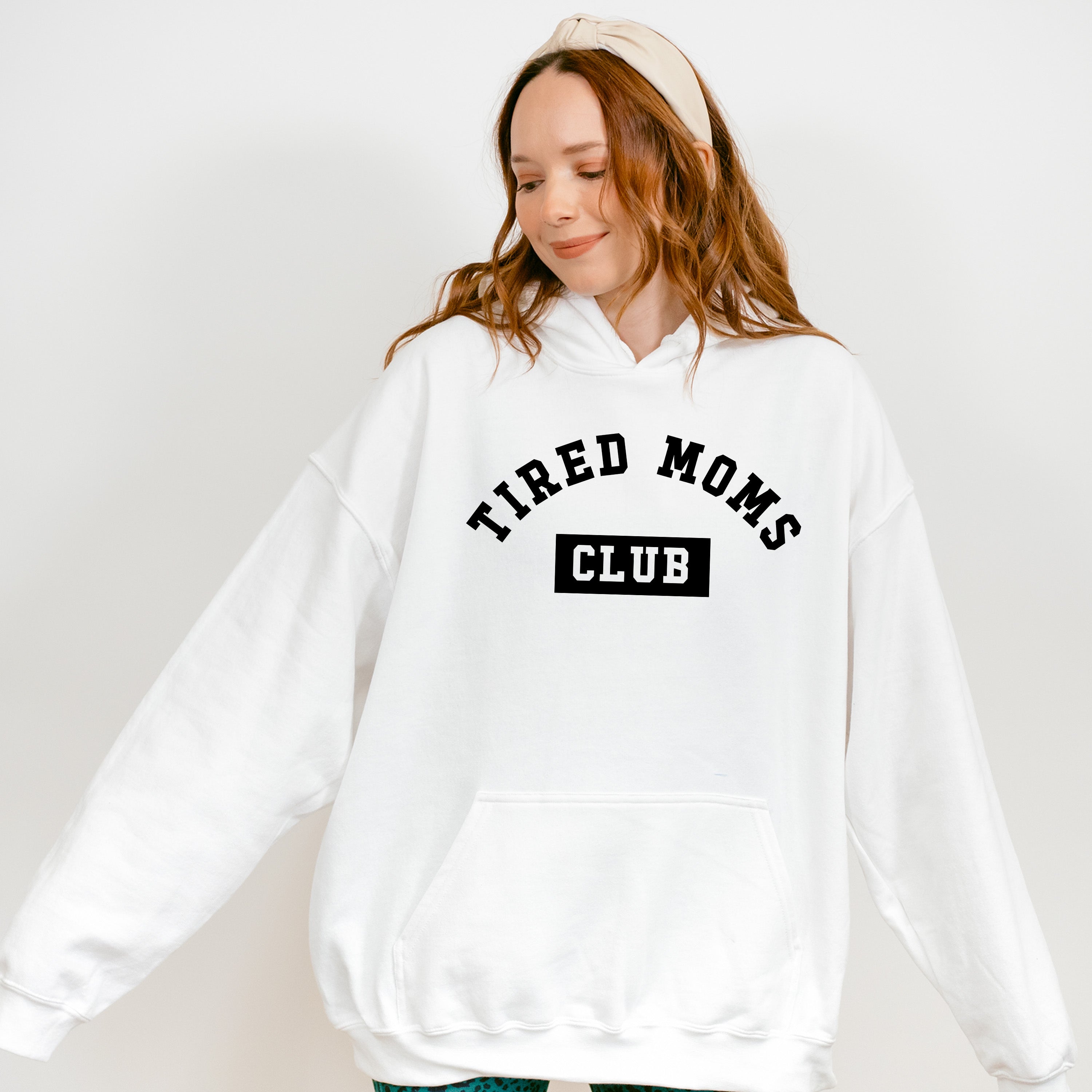 Tired Moms Club Mother's Day Theme Unisex Crewneck T-Shirt Sweatshirt Hoodie