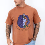 Alzheimer Awareness Mental Health Theme Unisex Crewneck T-Shirt Sweatshirt Hoodie