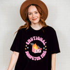 Emotional Dumpster Fire Mental Health Theme Unisex Crewneck T-Shirt Sweatshirt Hoodie