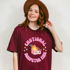 Emotional Dumpster Fire Mental Health Theme Unisex Crewneck T-Shirt Sweatshirt Hoodie