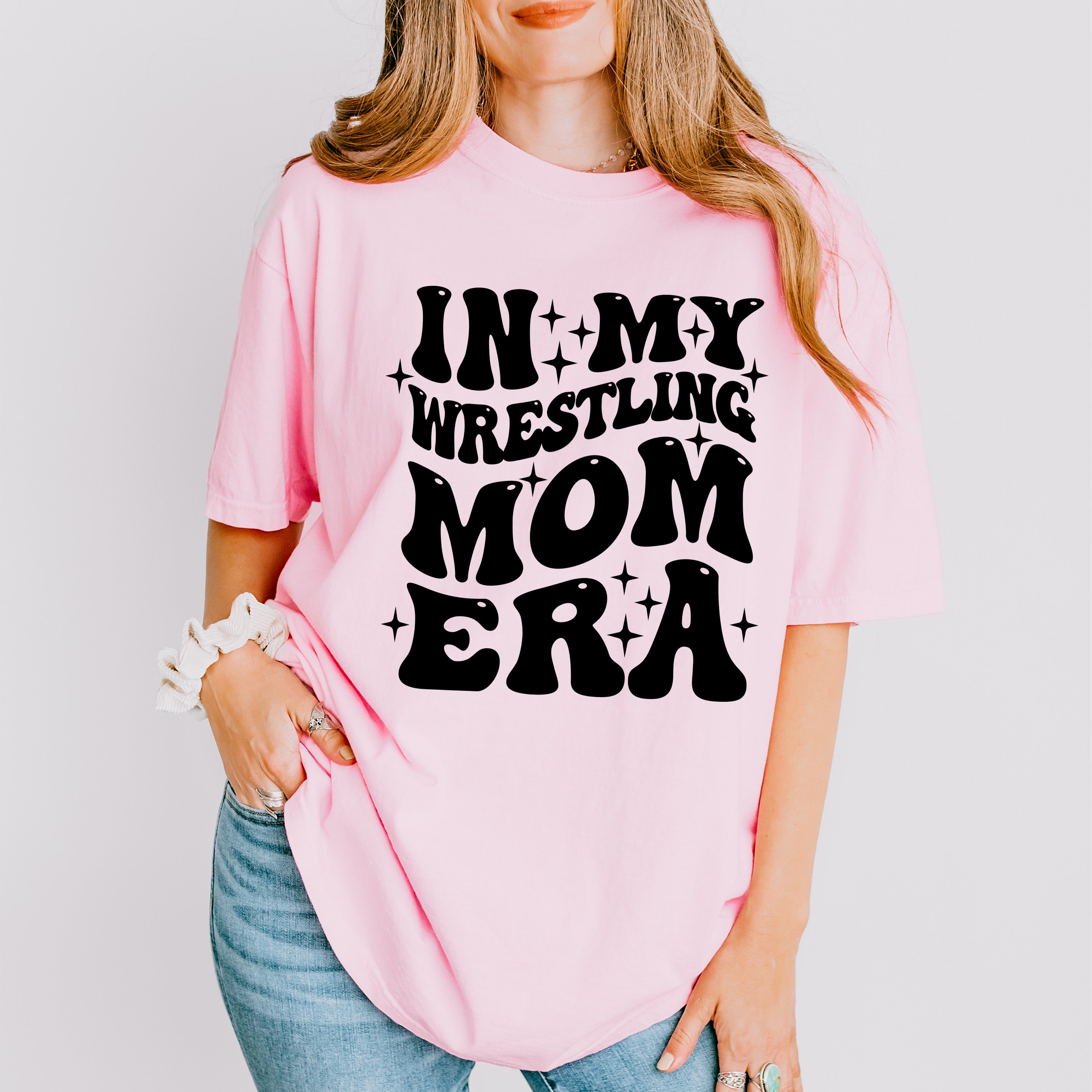 In My Wrestling Mom Era Mother's Day Theme Unisex Crewneck T-Shirt Sweatshirt Hoodie