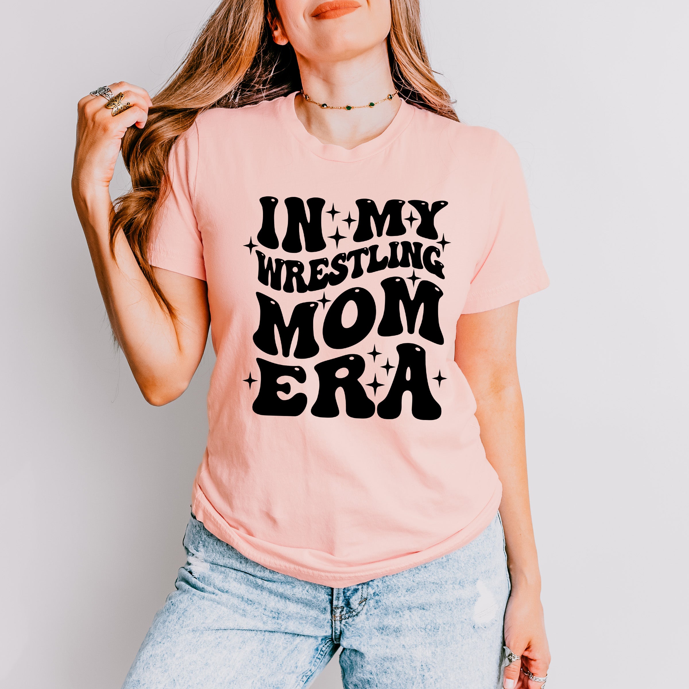 In My Wrestling Mom Era Mother's Day Theme Unisex Crewneck T-Shirt Sweatshirt Hoodie