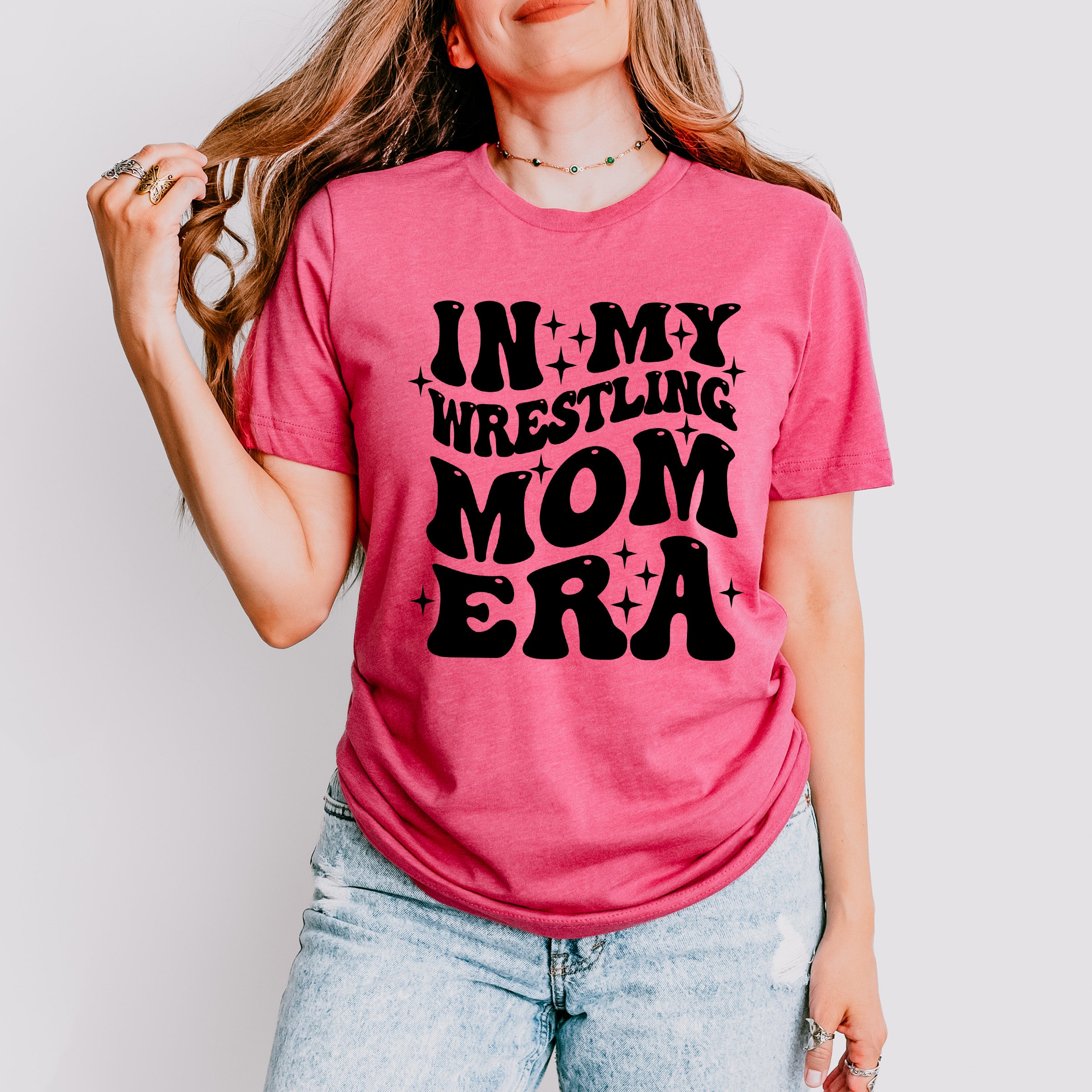 In My Wrestling Mom Era Mother's Day Theme Unisex Crewneck T-Shirt Sweatshirt Hoodie