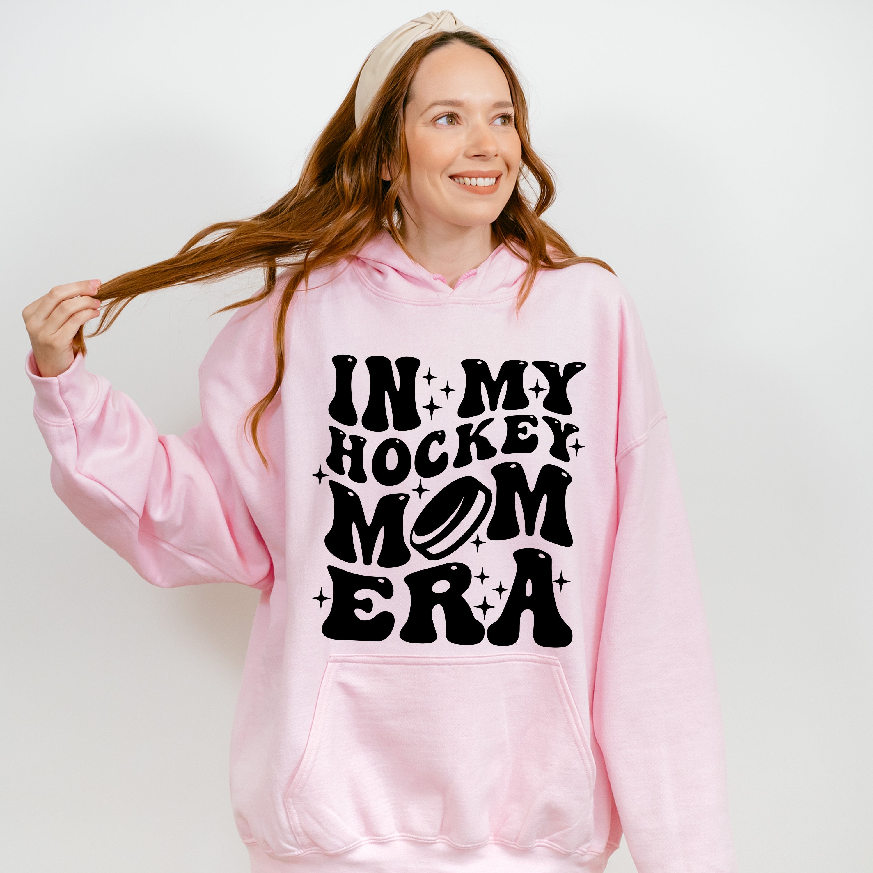 In My Hockey Mom Era Mother's Day Theme Unisex Crewneck T-Shirt Sweatshirt Hoodie