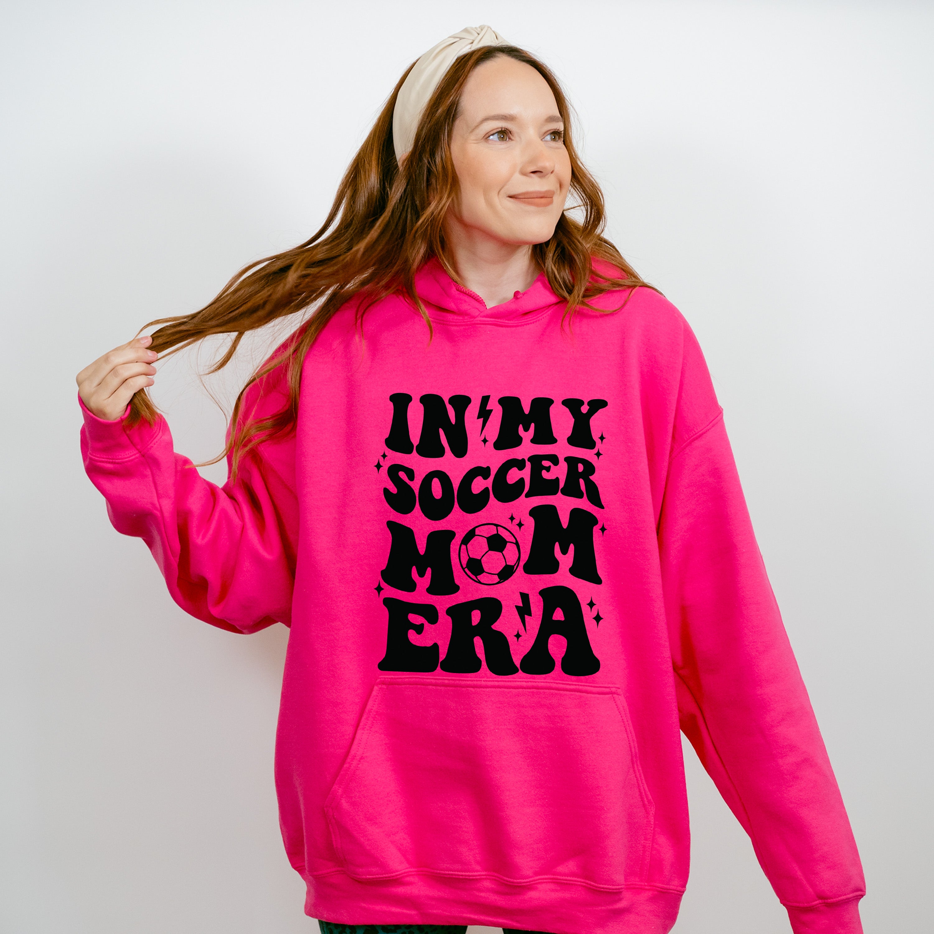 In My Soccer Mom Era Mother's Day Theme Unisex Crewneck T-Shirt Sweatshirt Hoodie