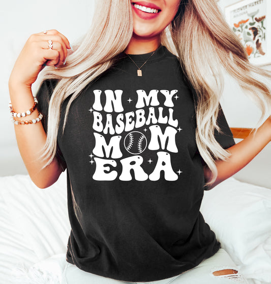 In My Baseball Mom Era Mother's Day Theme Unisex Crewneck T-Shirt Sweatshirt Hoodie