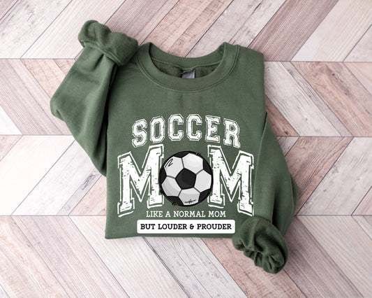 Soccer Mom Mother's Day Theme Unisex Crewneck T-Shirt Sweatshirt Hoodie