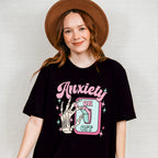 Anxiety Switch Mental Health Theme Unisex Crewneck T-Shirt Sweatshirt Hoodie