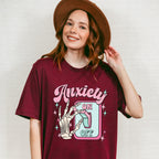 Anxiety Switch Mental Health Theme Unisex Crewneck T-Shirt Sweatshirt Hoodie