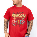 Be The Reason Someone Smiles Mental Health Theme Unisex Crewneck T-Shirt Sweatshirt Hoodie