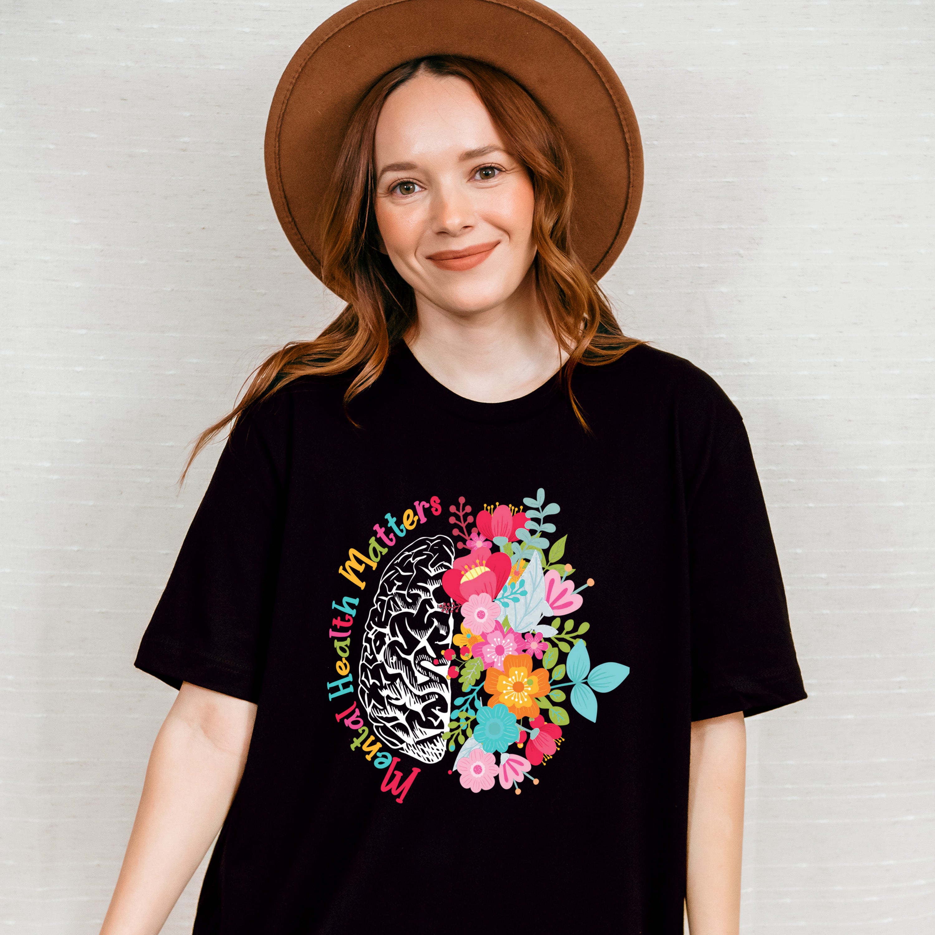 Mental Health Theme Unisex Crewneck T-Shirt Sweatshirt Hoodie