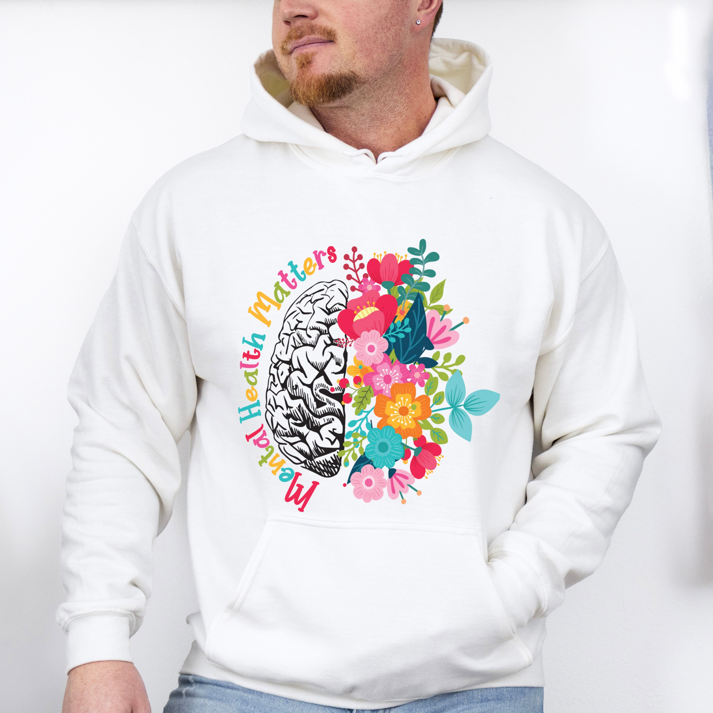 Mental Health Theme Unisex Crewneck T-Shirt Sweatshirt Hoodie