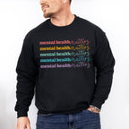 Mental Health Matters Colorful Mental Health Theme Unisex Crewneck T-Shirt Sweatshirt Hoodie