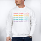 Mental Health Matters Colorful Mental Health Theme Unisex Crewneck T-Shirt Sweatshirt Hoodie