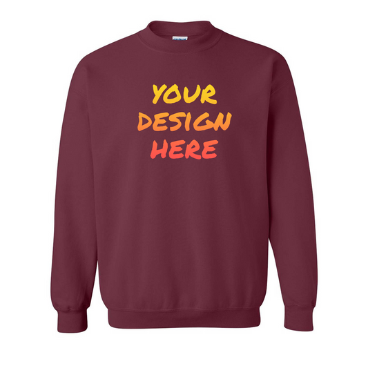 Custom Unisex Adult Sweatshirt Gildan