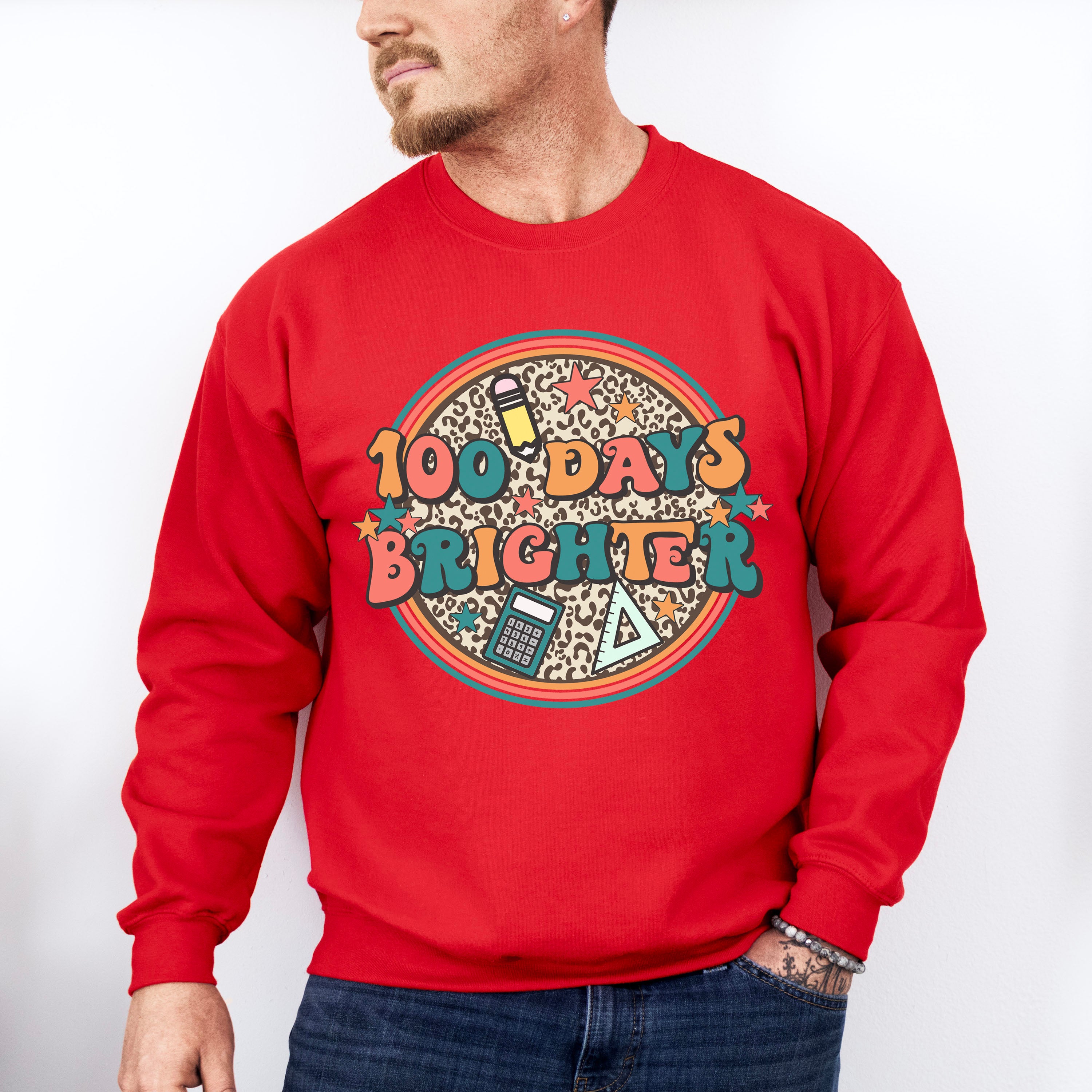 100 Days Brighter Theme T-shirt, Hoodie, Sweatshirt