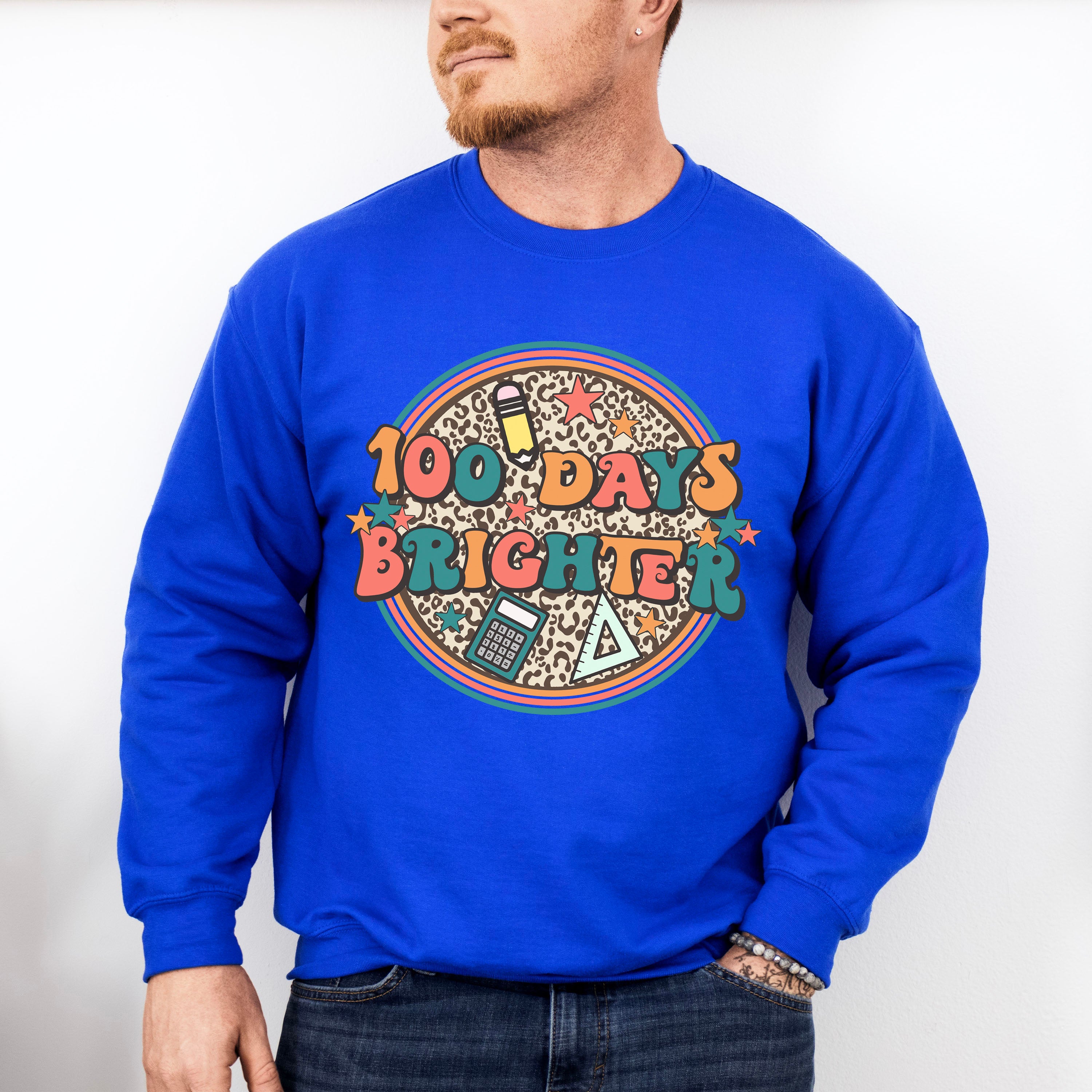 100 Days Brighter Theme T-shirt, Hoodie, Sweatshirt