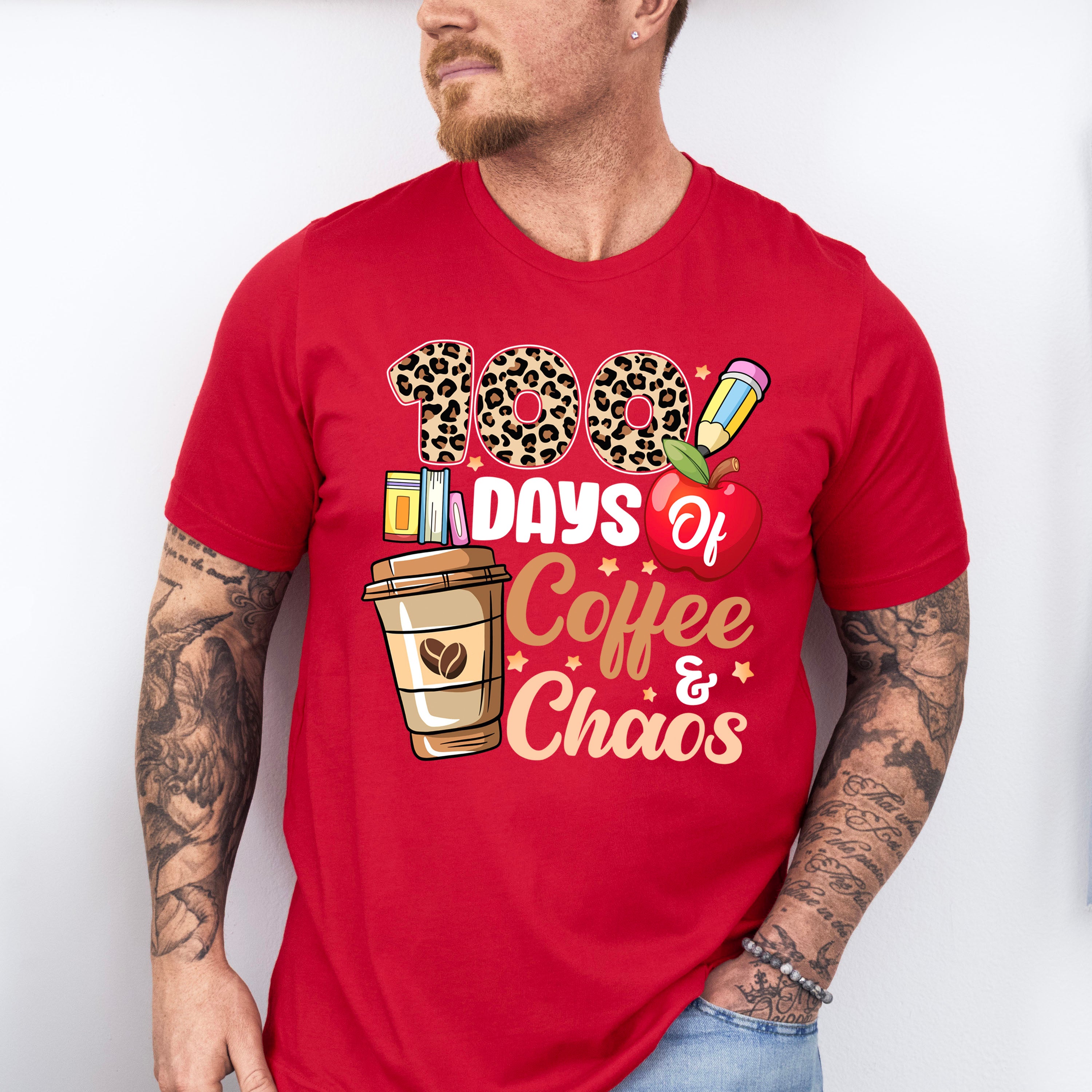 100 Days of Coffee and Chaos Theme T-shirt, Hoodie, Sweatshirt