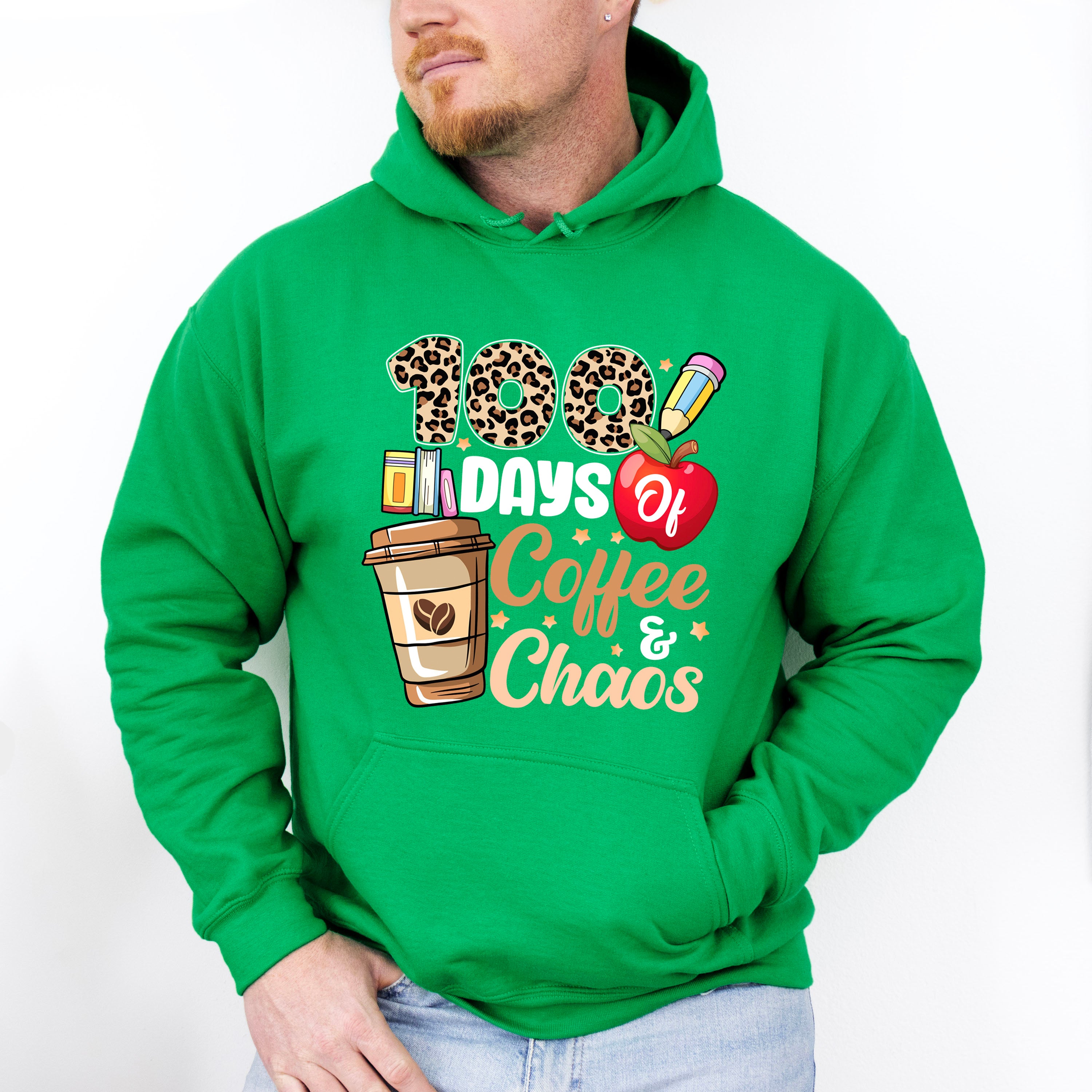 100 Days of Coffee and Chaos Theme T-shirt, Hoodie, Sweatshirt