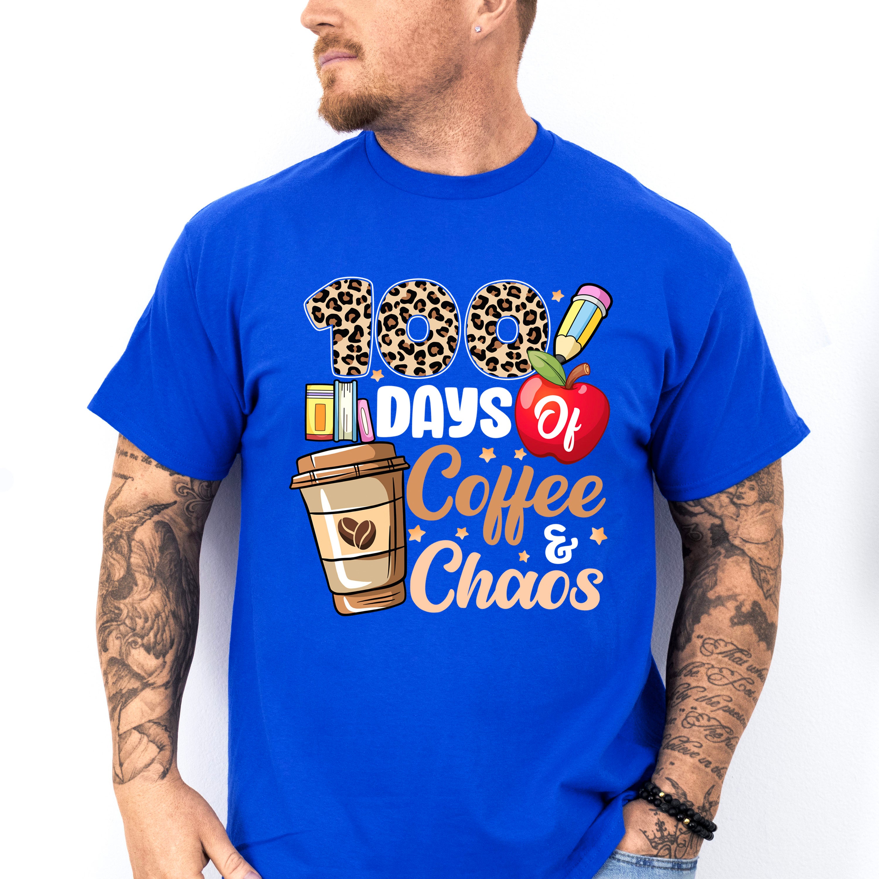100 Days of Coffee and Chaos Theme T-shirt, Hoodie, Sweatshirt