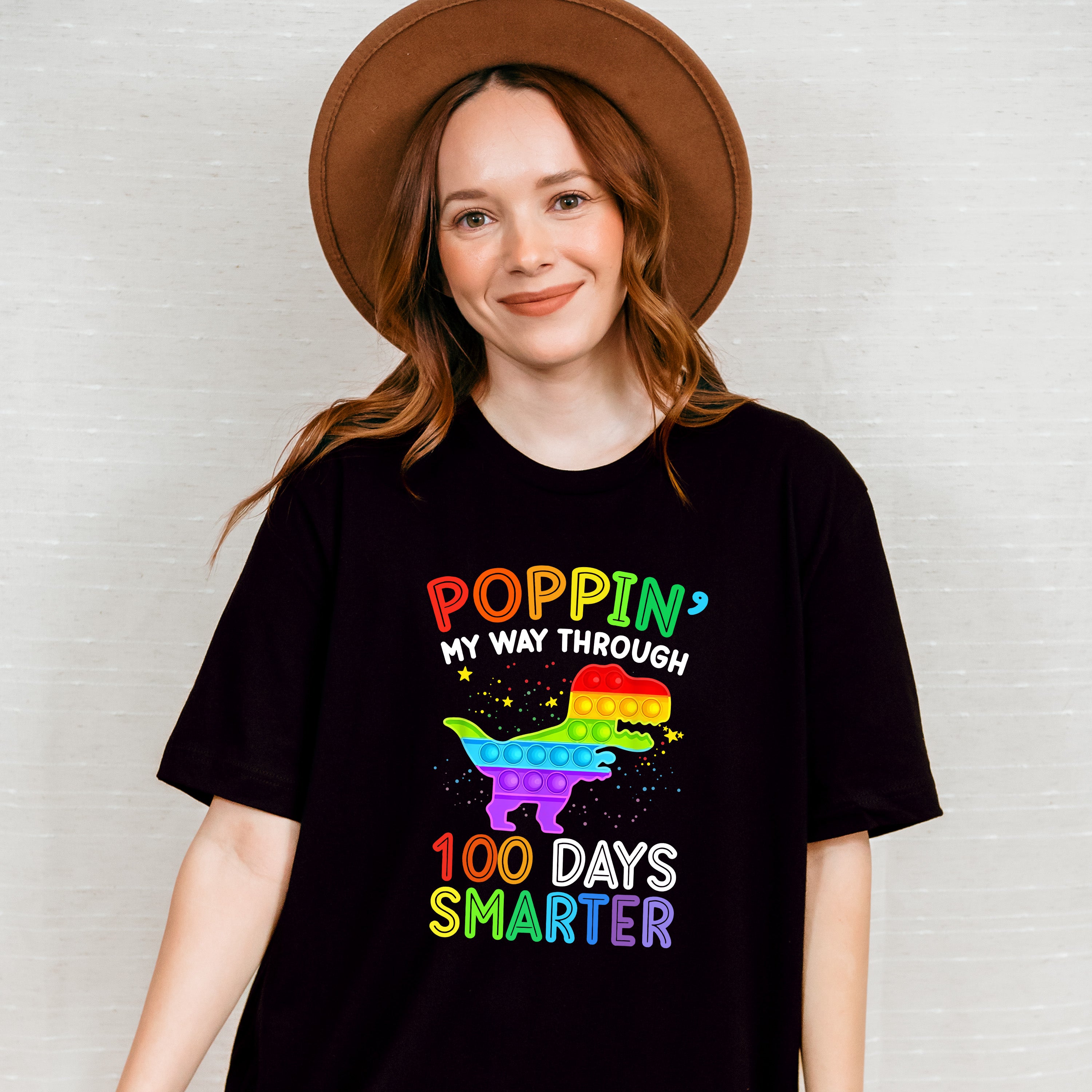 100 Days Smarter Poppin Theme T-shirt, Hoodie, Sweatshirt