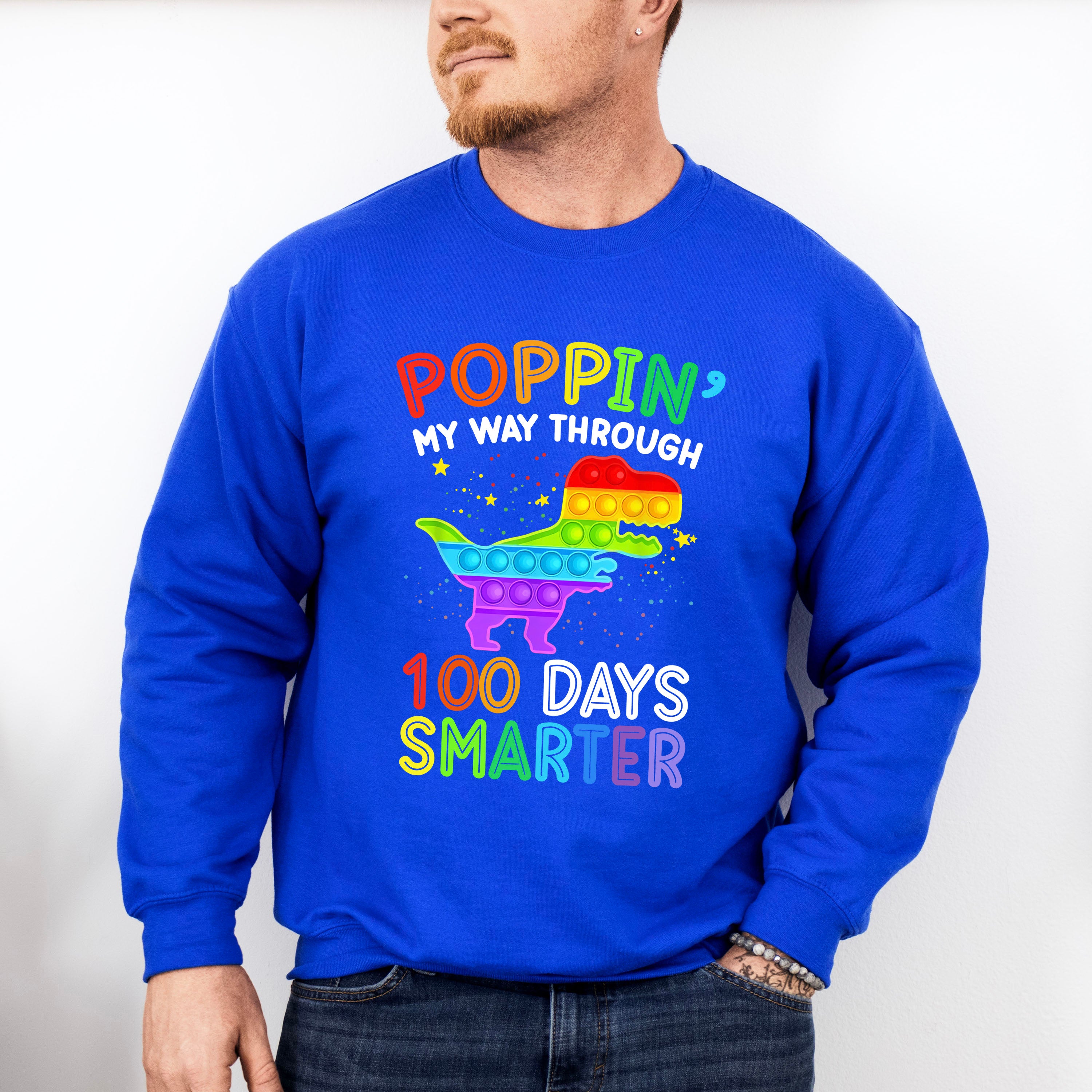 100 Days Smarter Poppin Theme T-shirt, Hoodie, Sweatshirt