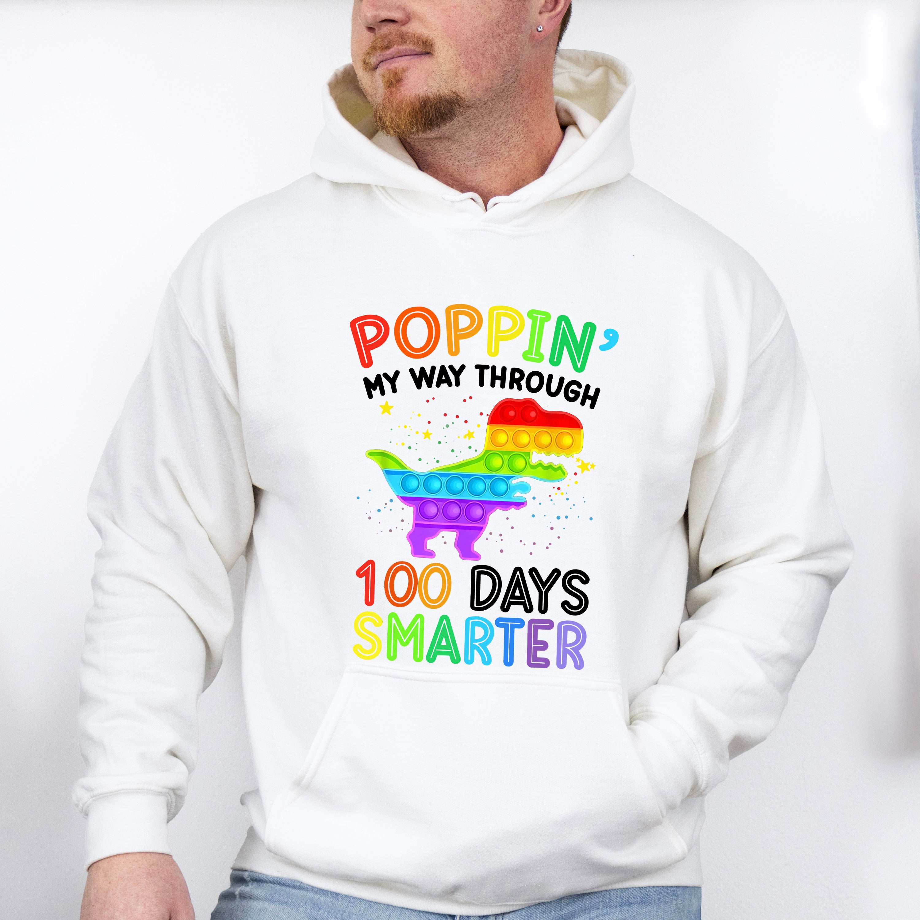 100 Days Smarter Poppin Theme T-shirt, Hoodie, Sweatshirt