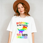100 Days Smarter Poppin Theme T-shirt, Hoodie, Sweatshirt
