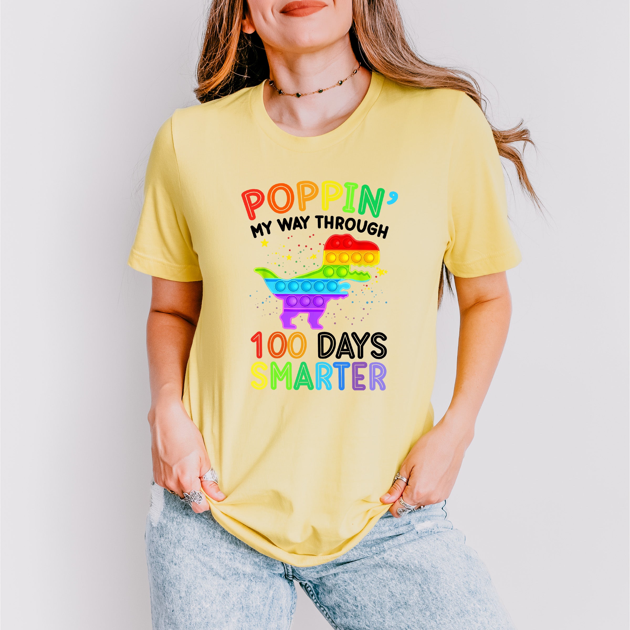 100 Days Smarter Poppin Theme T-shirt, Hoodie, Sweatshirt