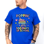 100 Days of School Poppin Theme T-shirt, Hoodie, Sweatshirt