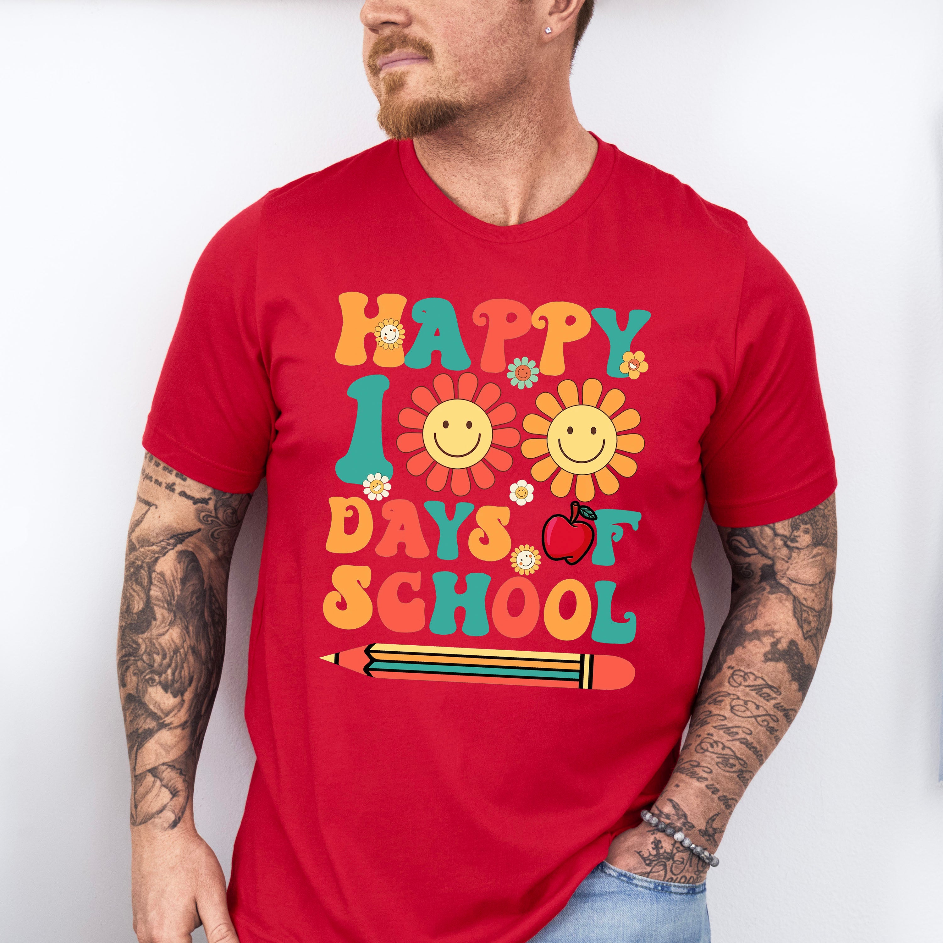 Happy 100 Days Of School Theme T-shirt, Hoodie, Sweatshirt